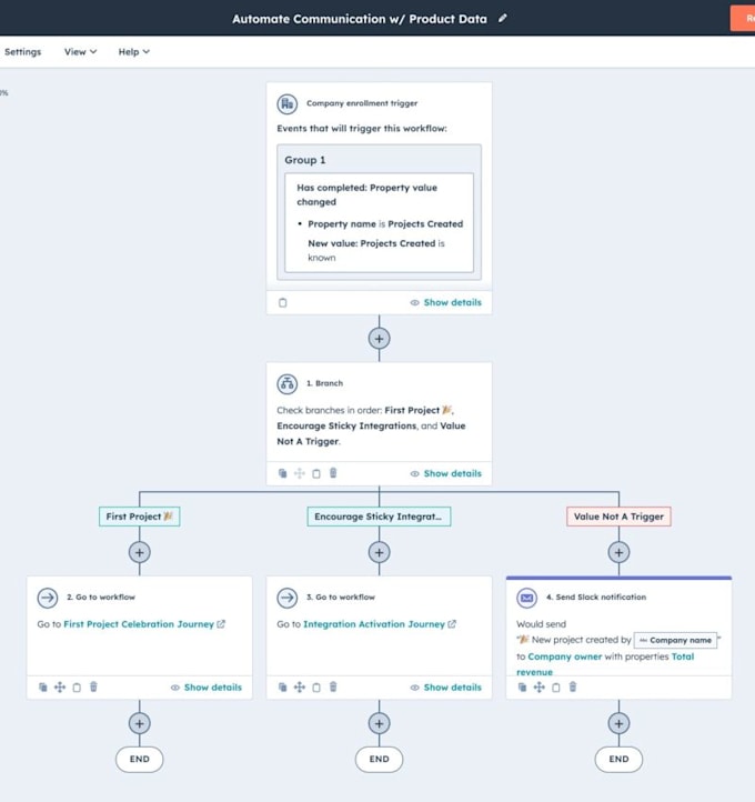 setup hubspot CRM system for lead and sales management