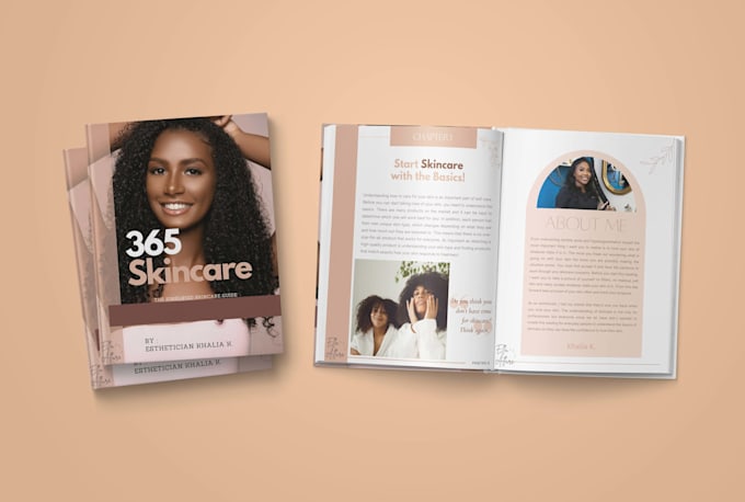 design book cover, interior layout, and create ebook