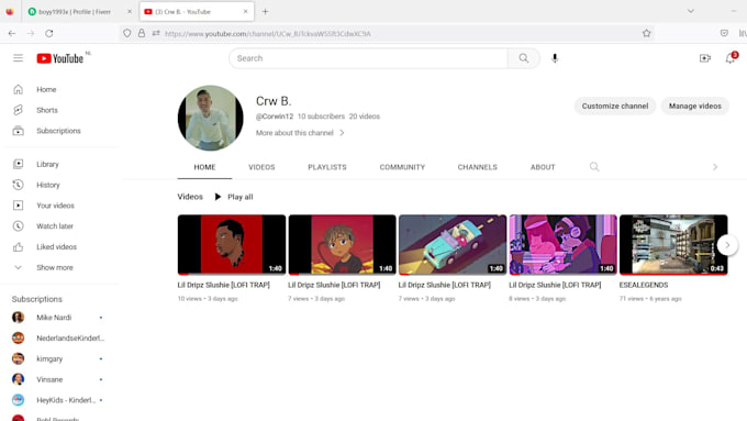 upload your video to youtube