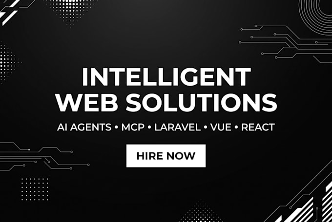 develop ai agents, mcp, laravel, vue, react applications
