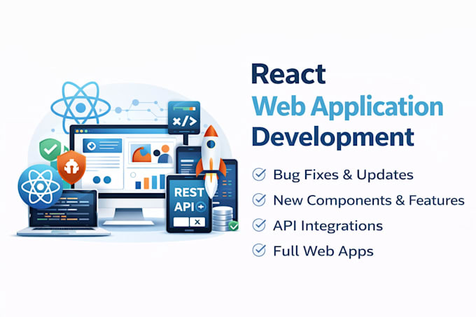develop or update a modern react web application