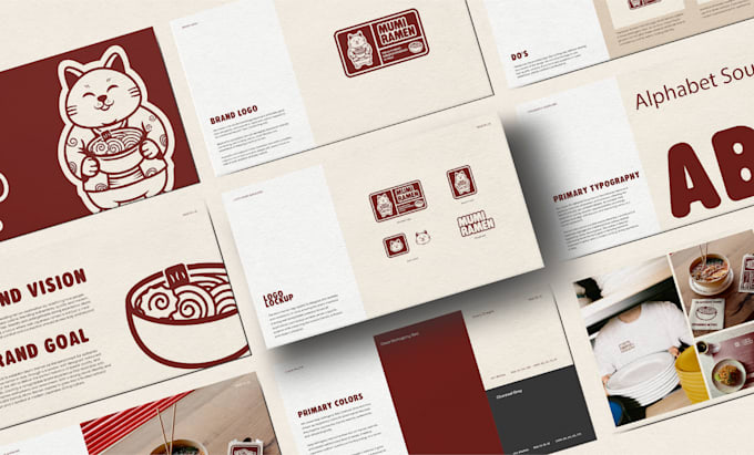 create a logo design and brand identity with brand kit package
