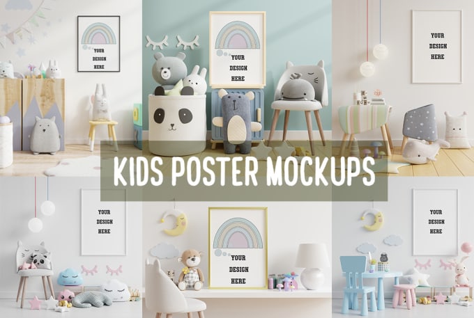 create amazing poster frame mock up
