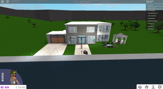 Make you a roblox bloxburg house build by Oliviamcgint761 | Fiverr