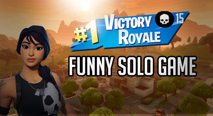 make you a fortnite thumbnail, for only 5 dollars