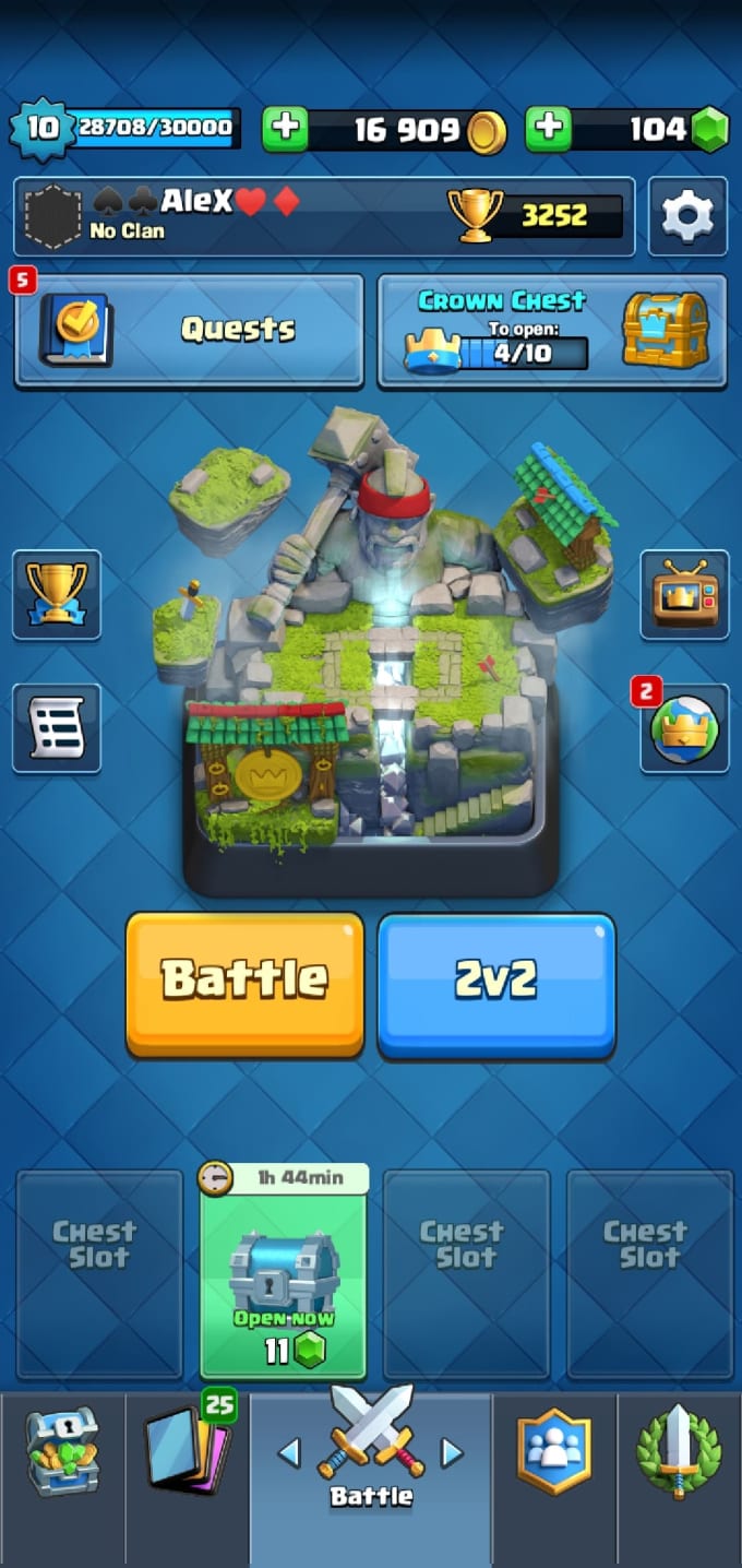 Selling clash royale new arrivals account