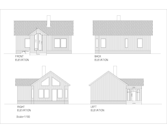 convert PDF or sketch to autocad 2d drawing