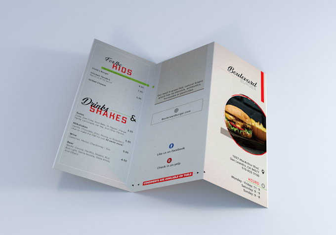 design a professional brochure or magazine layout