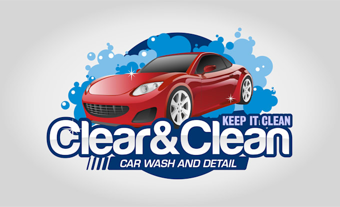 design a luxury car wash and auto detailing logo for your business