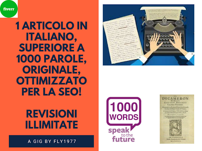 write italian professional article