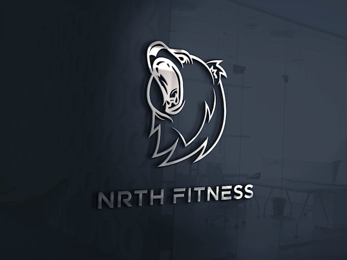 do minimilist fitness gym sports health logo