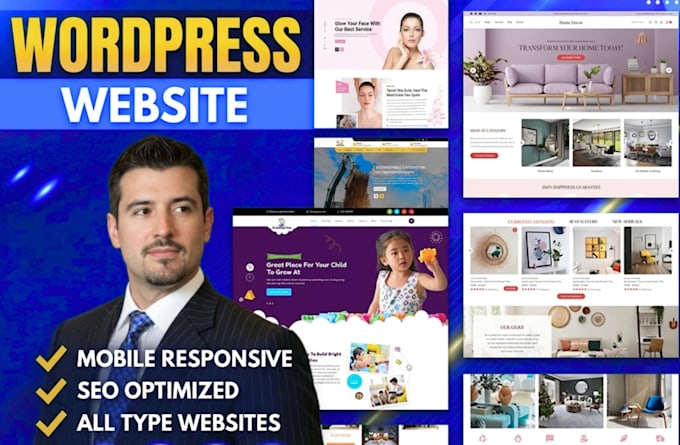 design, build, redesign, develop, clone, update, or customize wordpress website