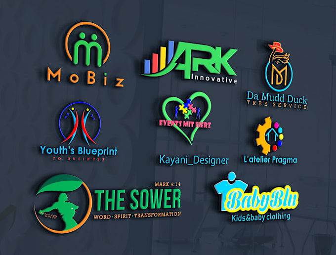 do stunning 2d 3d logo design for your brand ,company or business