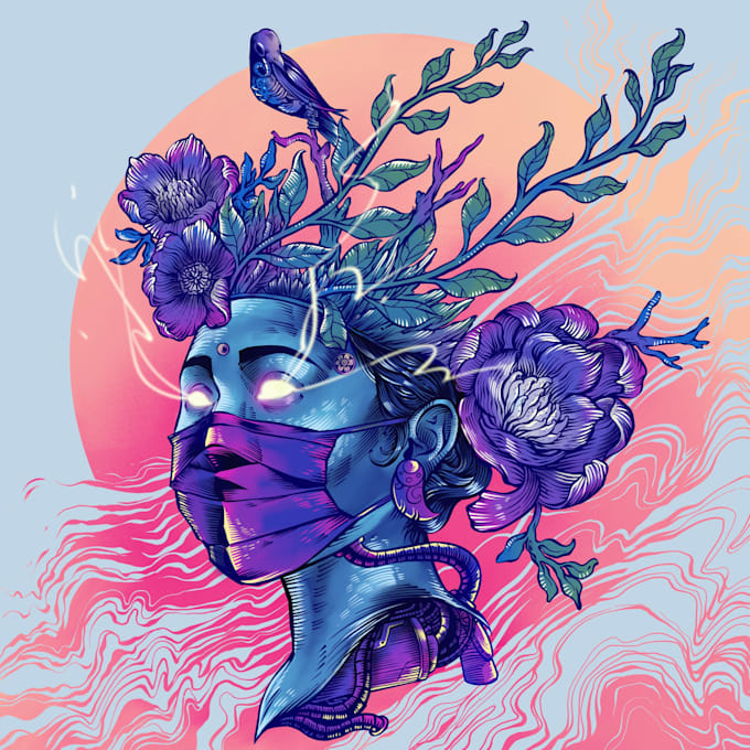 draw cool illustration for anything