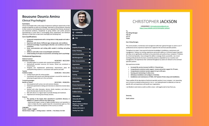 provide professional resume or CV writing service