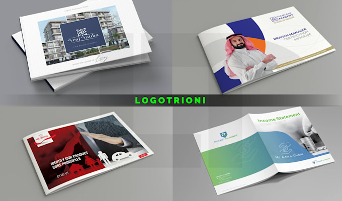 create a brochure, catalog, booklet, and menu design