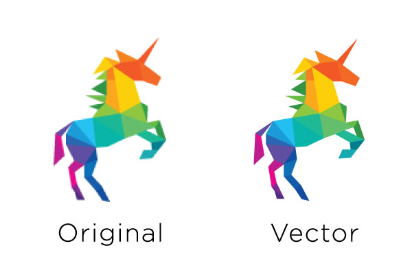 vector trace, convert and redraw your graphic
