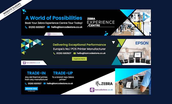 make professional website banner design