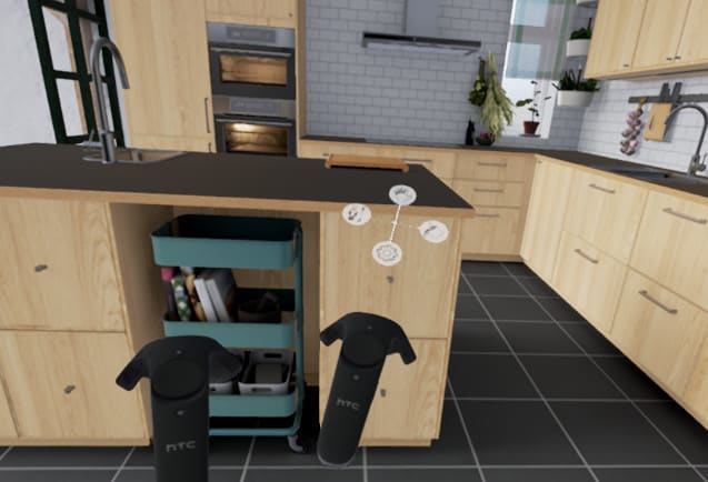 create architectural visualization in virtual reality VR