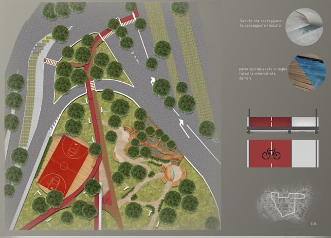 Make the post production of your architectural 2d plan by Luke9011 | Fiverr