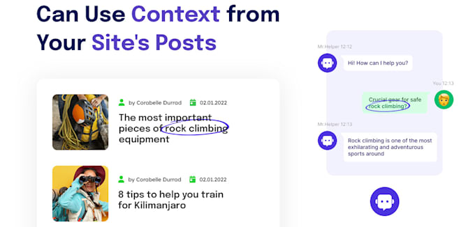 provide ai wp plugin that allows your website visitors to interact