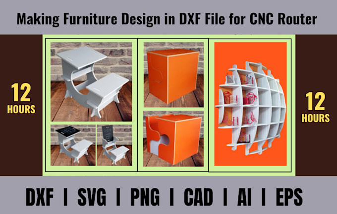 create furniture design mill work cnc cut details