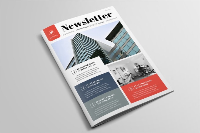 Design A Professional Layout For Your Business Newsletter By Bartblaironline Fiverr