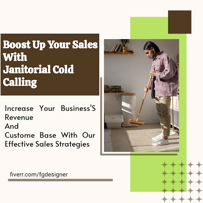 do appointment setting for your janitorial cleaning service