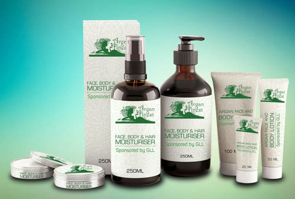 create professional pouch and label design