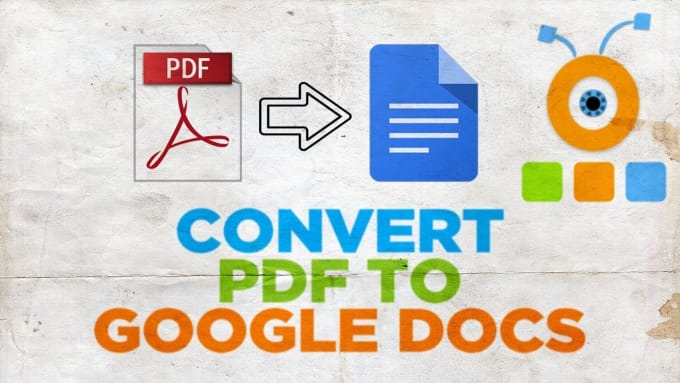 convert pdf to word google docs