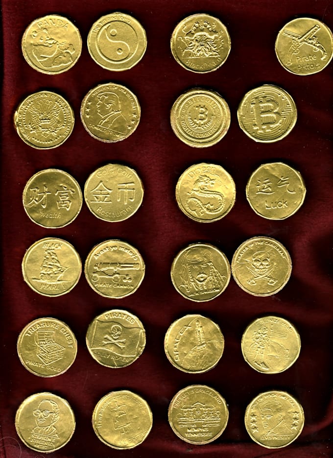 create a custom chocolate coin for you