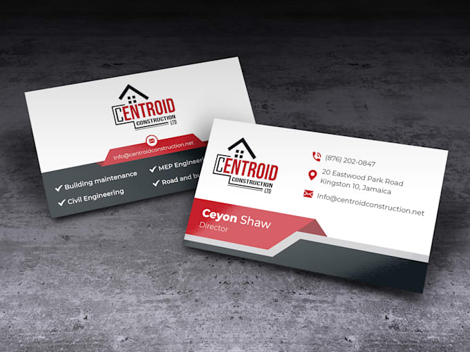 design a sleek professional minimalist business card asap
