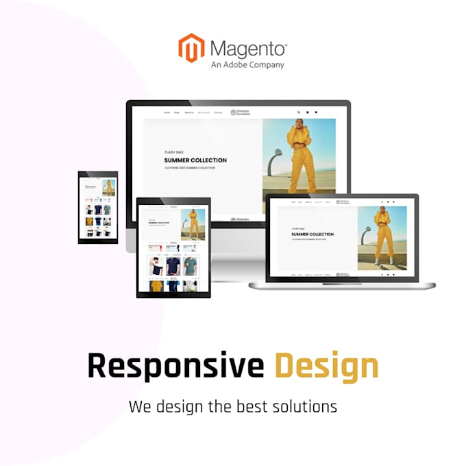 develop the magneto and magneto 2 website