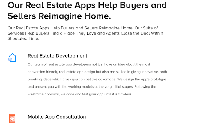develop real estate app like zillow or trulia