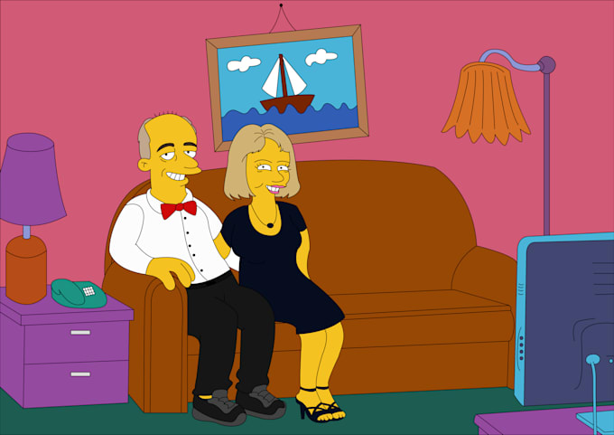draw you like a yellow cartoon