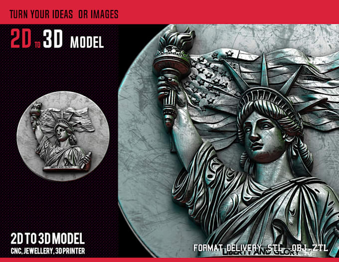 do 2d photo to 3d relief portrait model for cnc