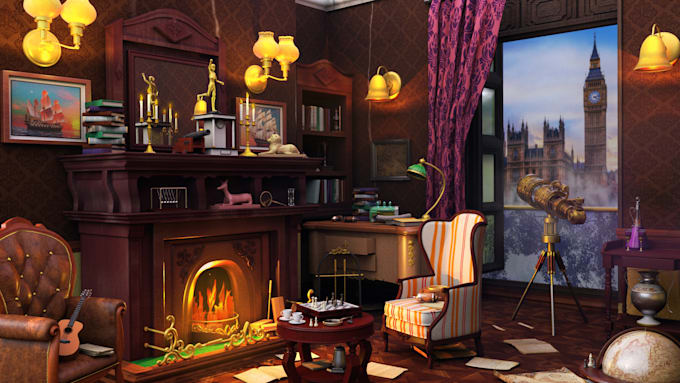 3d interior and exterior modeling and texturing