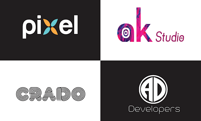 make text and font logo design within 12 hours