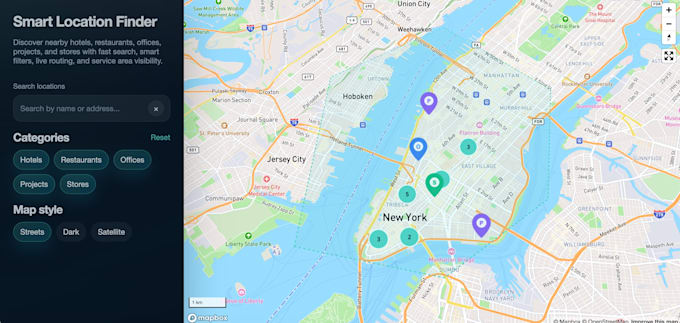 build an interactive map for your website google maps, mapbox or svg