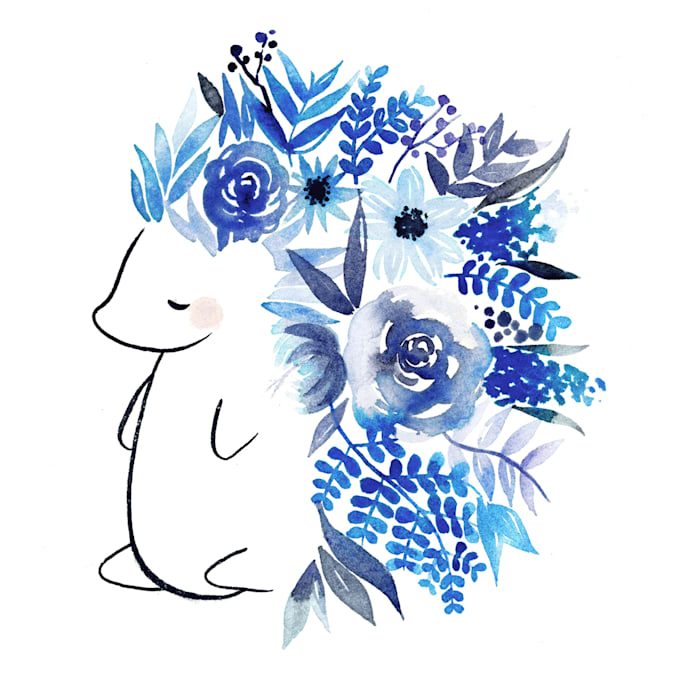 do pretty watercolor illustrations