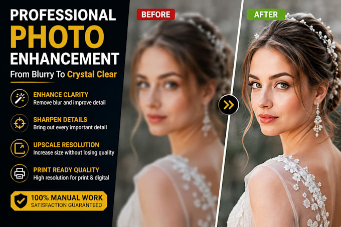 fix blurry photos, enhance image quality and upscale for 300 dpi print