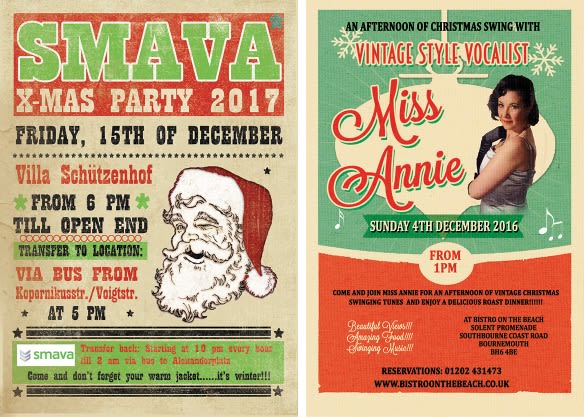 design new year flyer poster