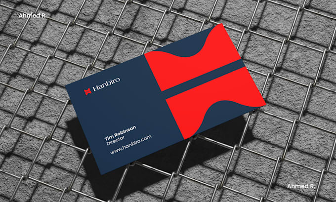 design your professional, modern minimalist business card
