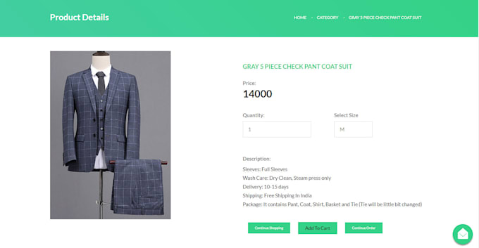 develop ecommerce website for online shoping