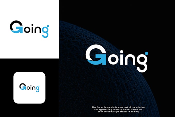 design a text based modern logo