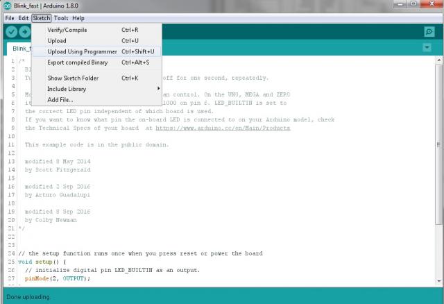 write arduino code and circuit for your project