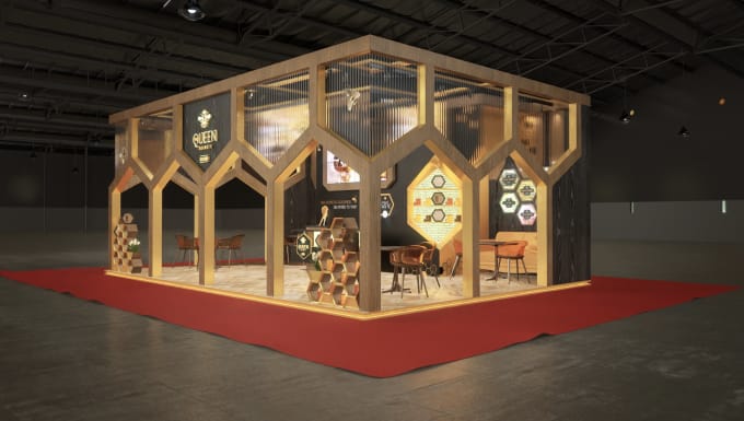 design your exhibition stand, booth, stall or kiosk