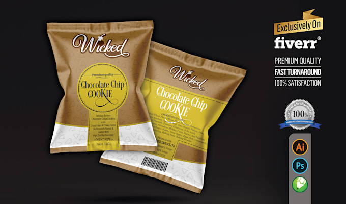 create pouch packaging, pouch design, food bag design, source files, 3d mockup