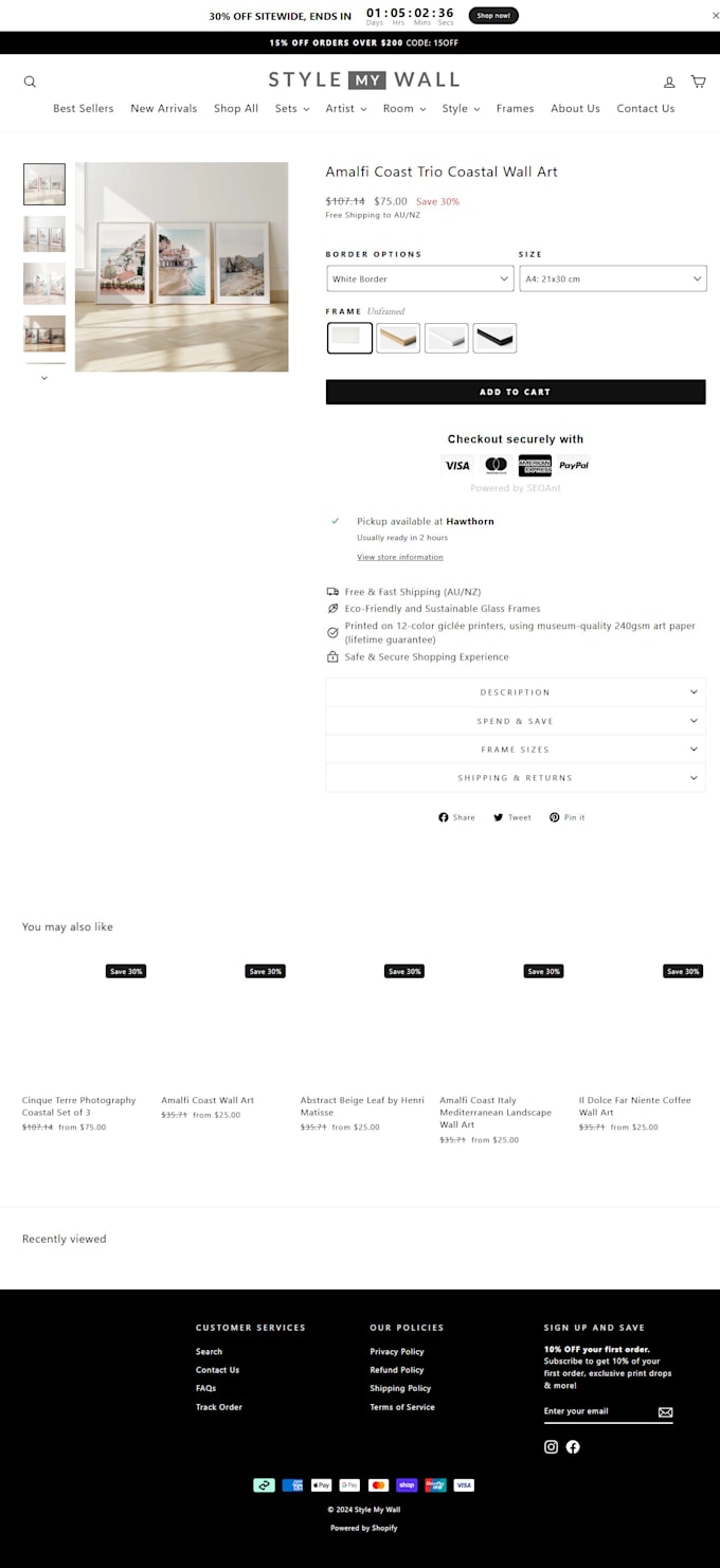 edit CSV file and import your products on shopify store
