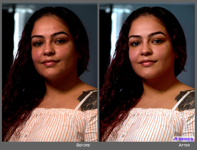 do your image retouching with natural skin touch